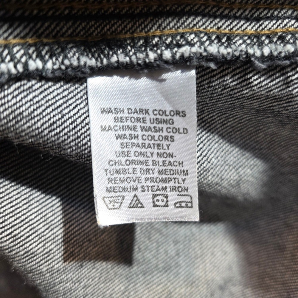 Cottagecore Vintage Roaman's Women 18W Dark Wash Denim A-Line Maxi Skirt Cotton - Picture 6 of 7